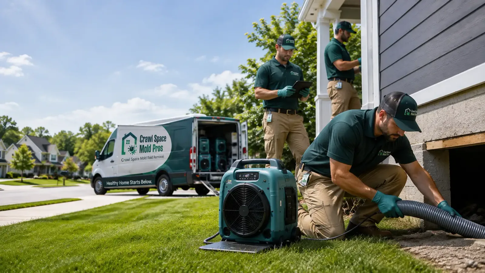 Crawl Space Mold Removal in Forest City, PA